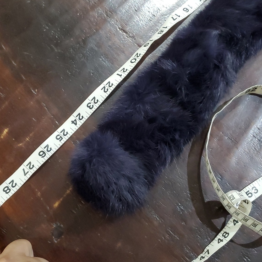 Purple Rabbit Fur Accessory - Picture 9 of 9